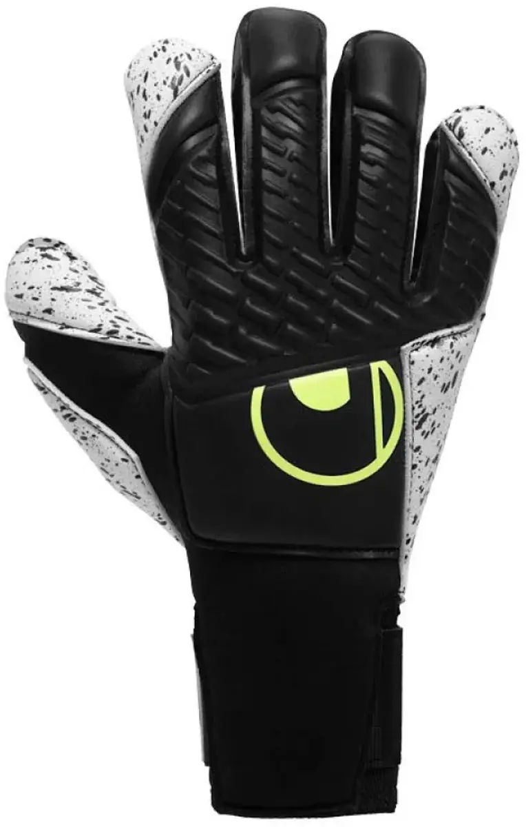 Uhlsport FM Supergrip+ Flex Frame Keepershandschoenen 9.5 - Fluoro Geel/Zwart - afbeelding 6 van 6