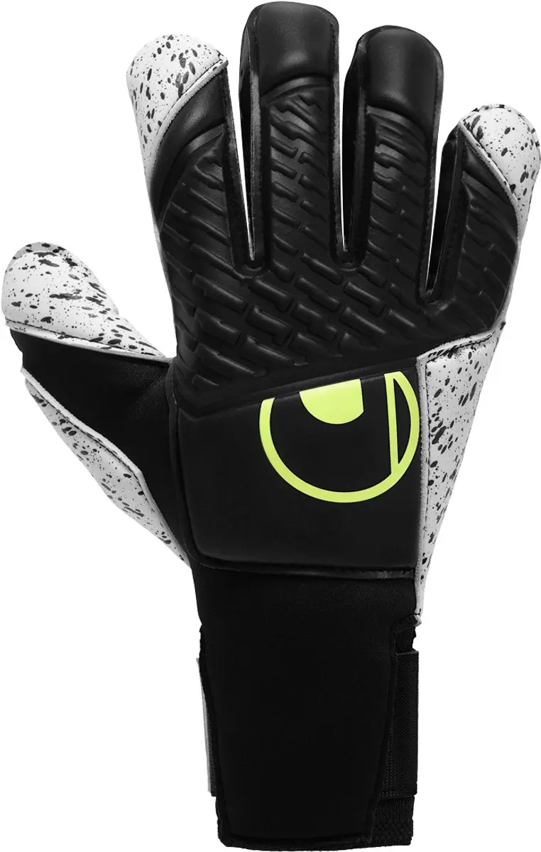 Uhlsport FM Supergrip+ Flex Frame Carbon Black Fluo Yellow Keepershandschoenen