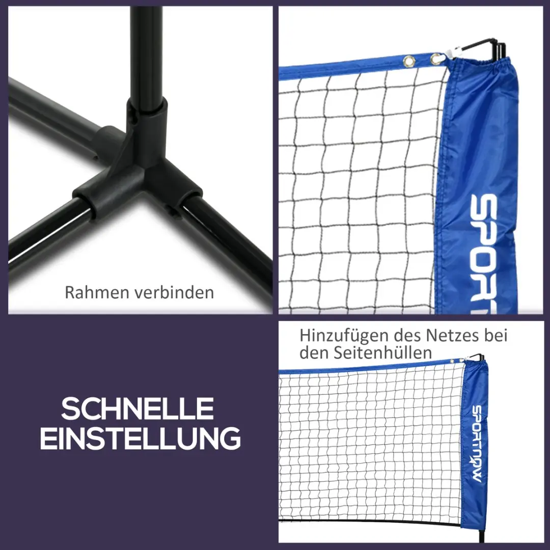 SPORTNOW Badmintonnet A95-008V00 - Blauw - afbeelding 4 van 6