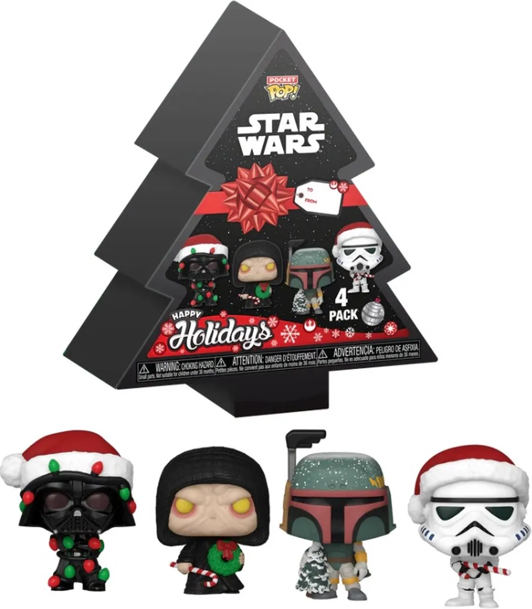 Star Wars Funko Pocket Pop! Tree Happy Holidays Box - Meerkleurig - afbeelding 3 van 4