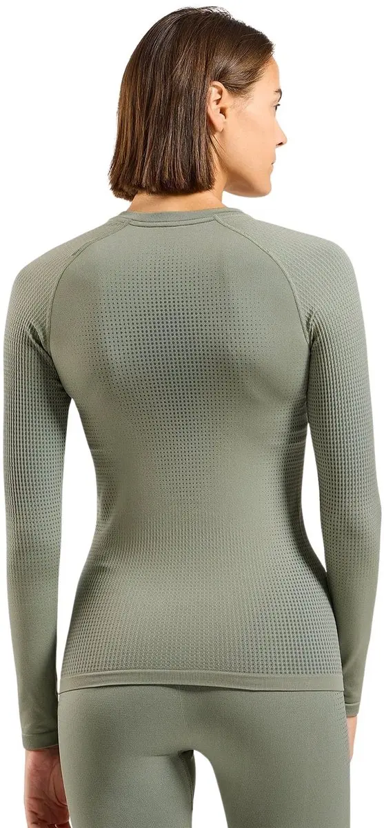 ODLO Active Performance Warm Base Layer Longsleeve Dames - XL - Grijs - afbeelding 5 van 5