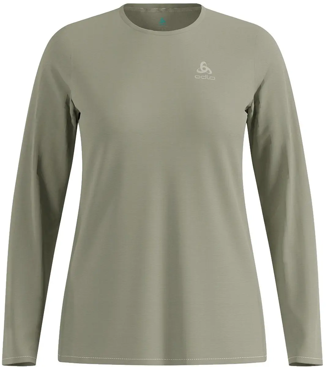 ODLO Zeroweight Chill-Tec 2.0 Hardloopshirt Vrouwen - XS - Shadow/Green - afbeelding 4 van 6