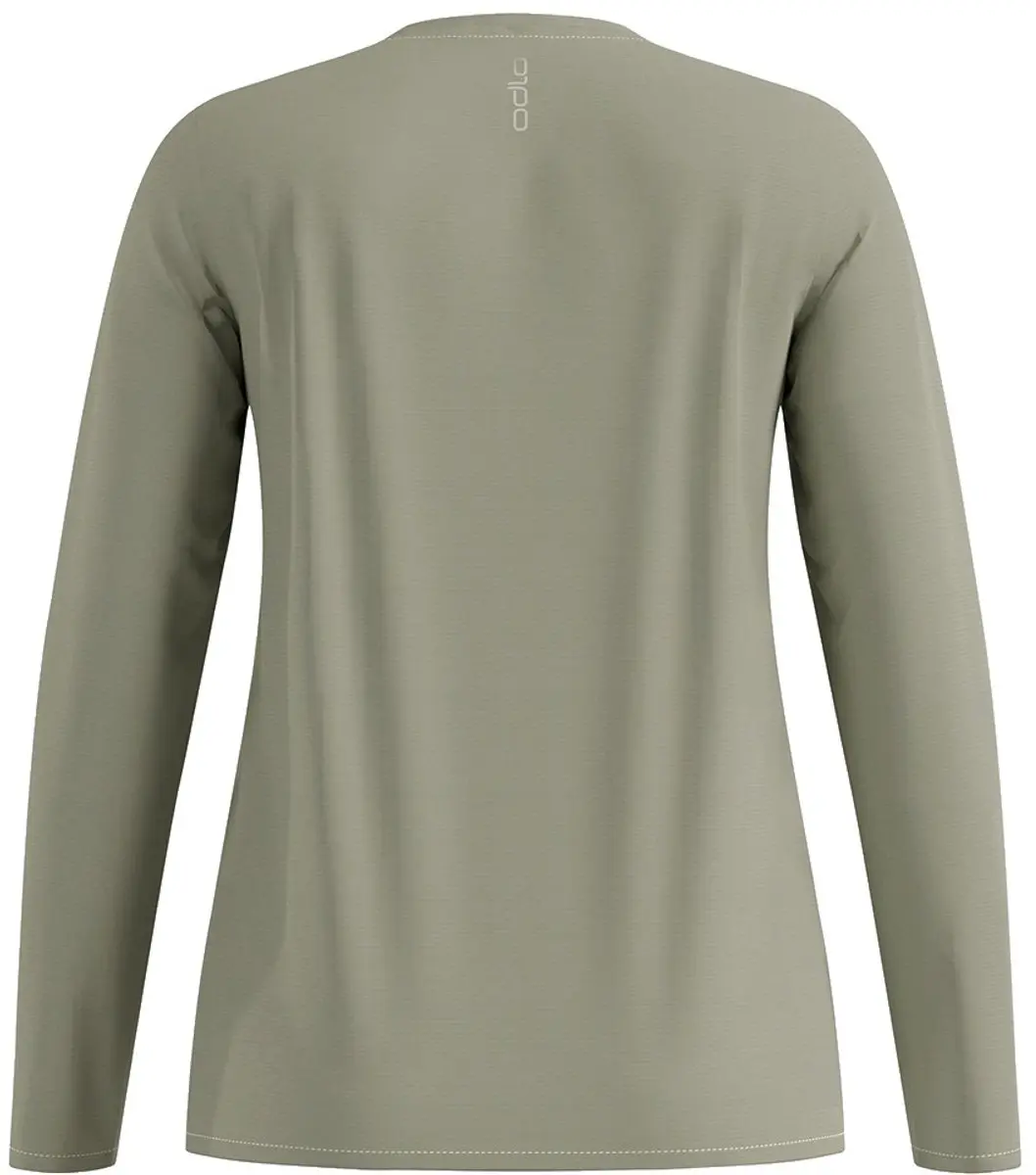 ODLO Zeroweight Chill-Tec 2.0 Hardloopshirt Vrouwen - XS - Shadow/Green - afbeelding 5 van 6