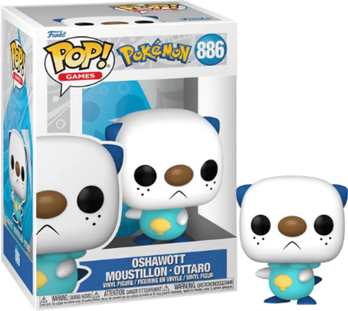 Funko Pop! Pokémon Oshawott - Multi - afbeelding 2 van 2