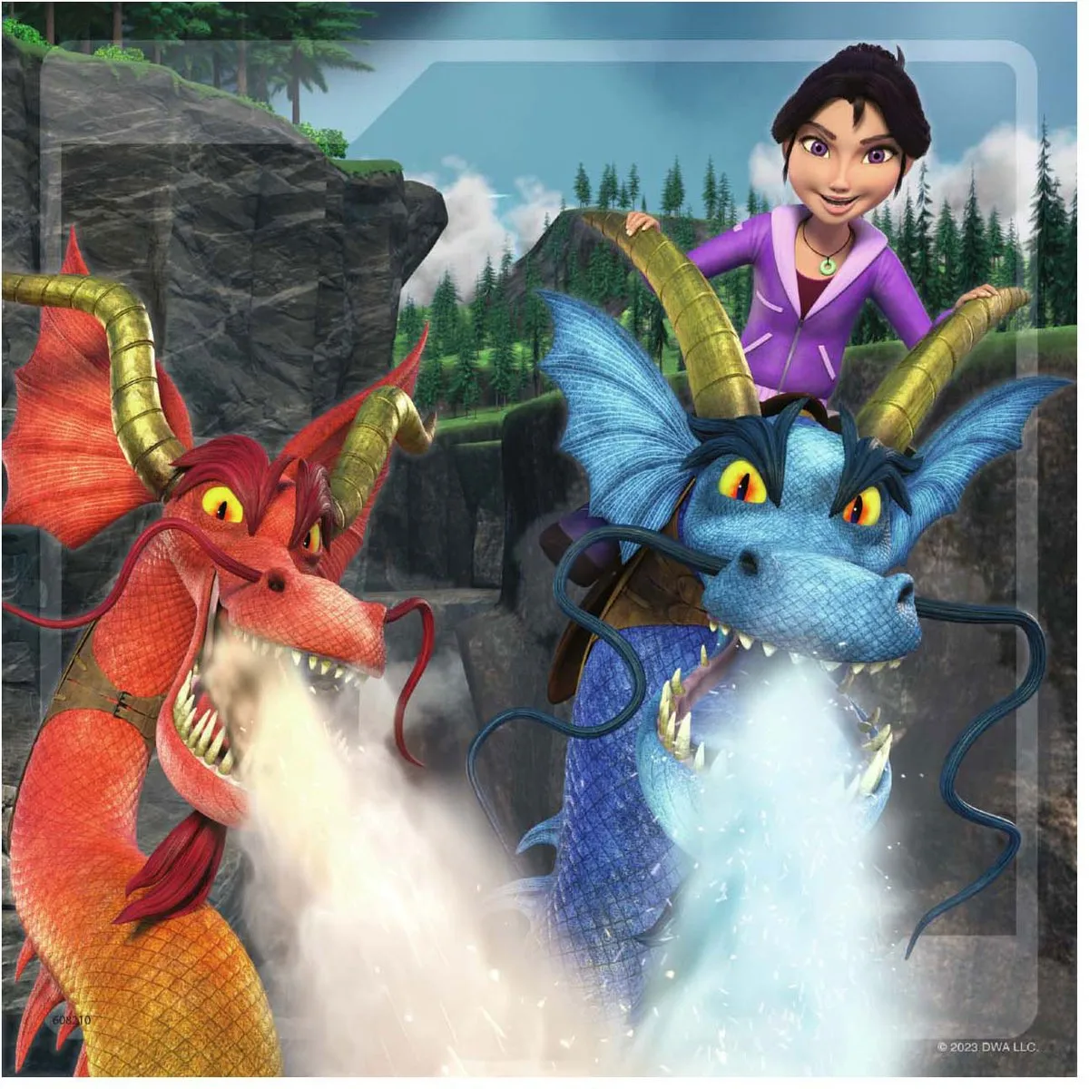 Ravensburger Dragons 3 Puzzels - 349 Stuks - Multicolor