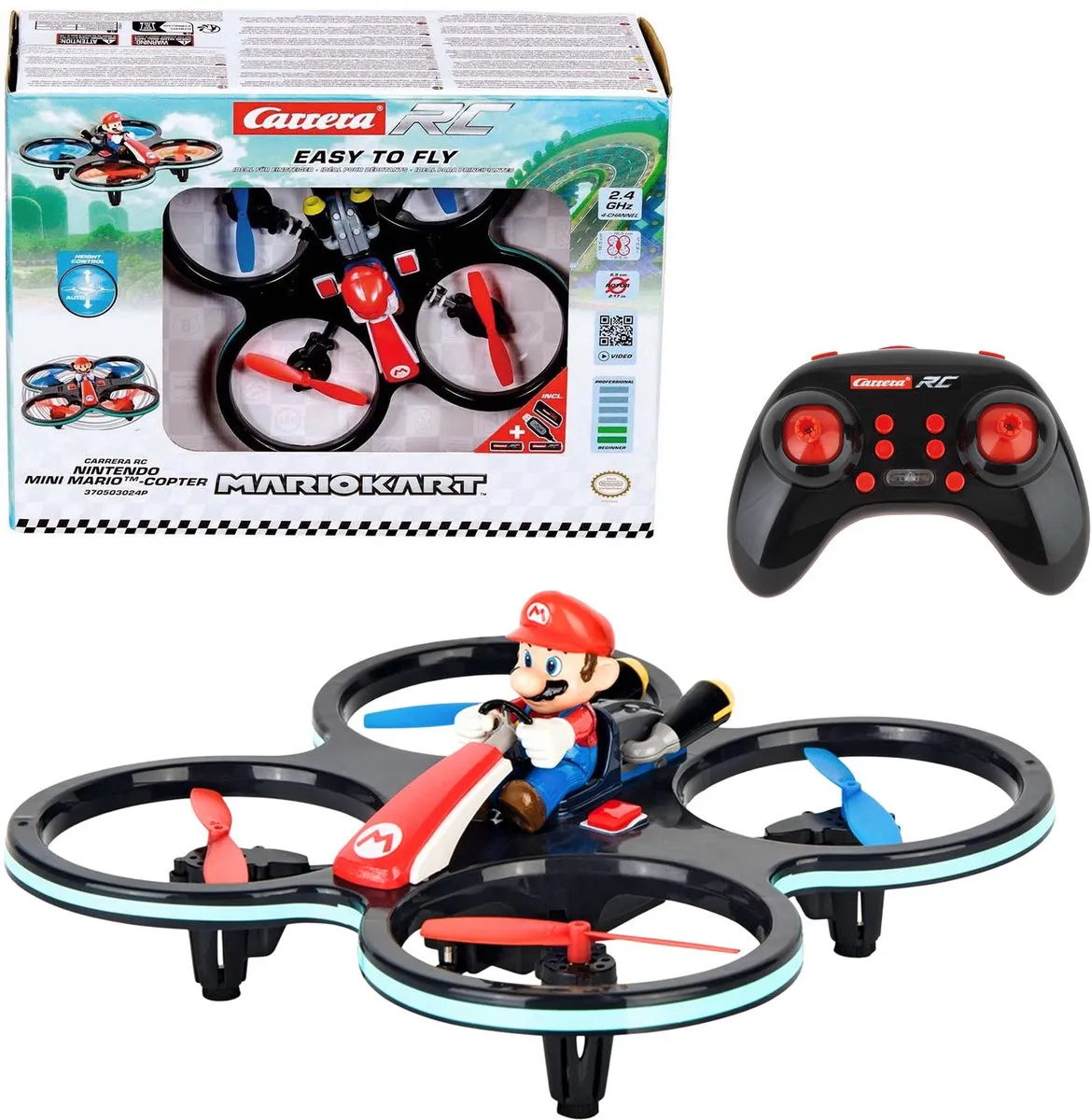 Carrera RC Mario Kart Mini Mario-Copter 2 2,4GHz CAR370503024P