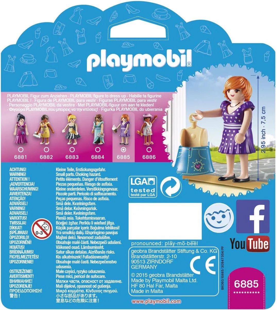 Playmobil Fashion Girl Stad 6885 - Multicolor