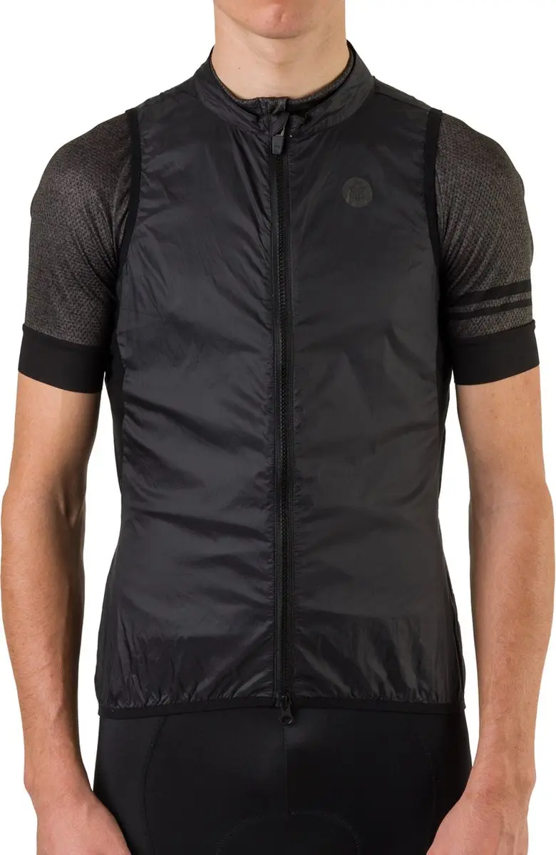AGU Essential Wind Body Fietsshirt - Winddicht & Waterafstotend - Zwart - L