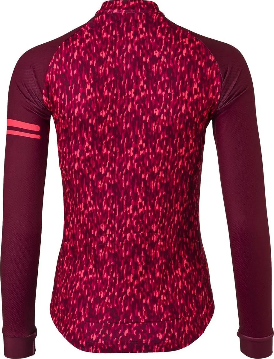 AGU Melange Fietsshirt Dames Lange Mouwen - Roze XS