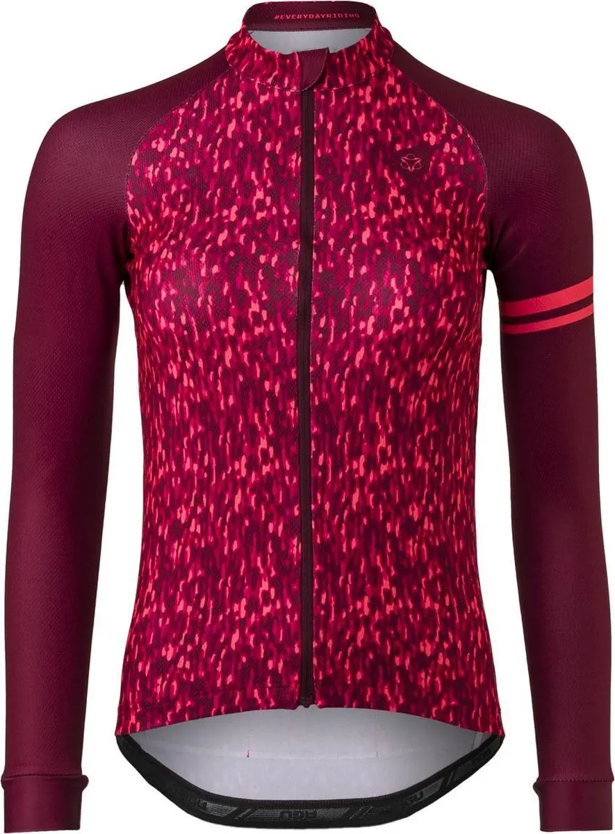 AGU Melange Fietsshirt Dames Lange Mouwen