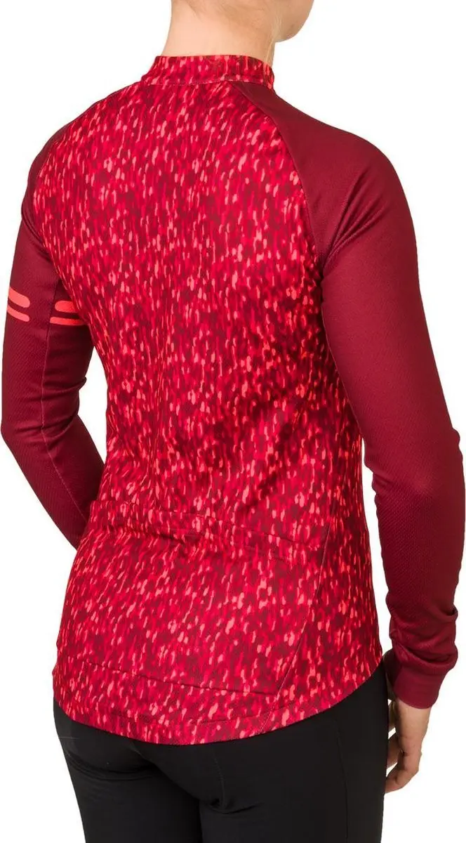 AGU Melange Fietsshirt Dames Lange Mouwen - Roze XS