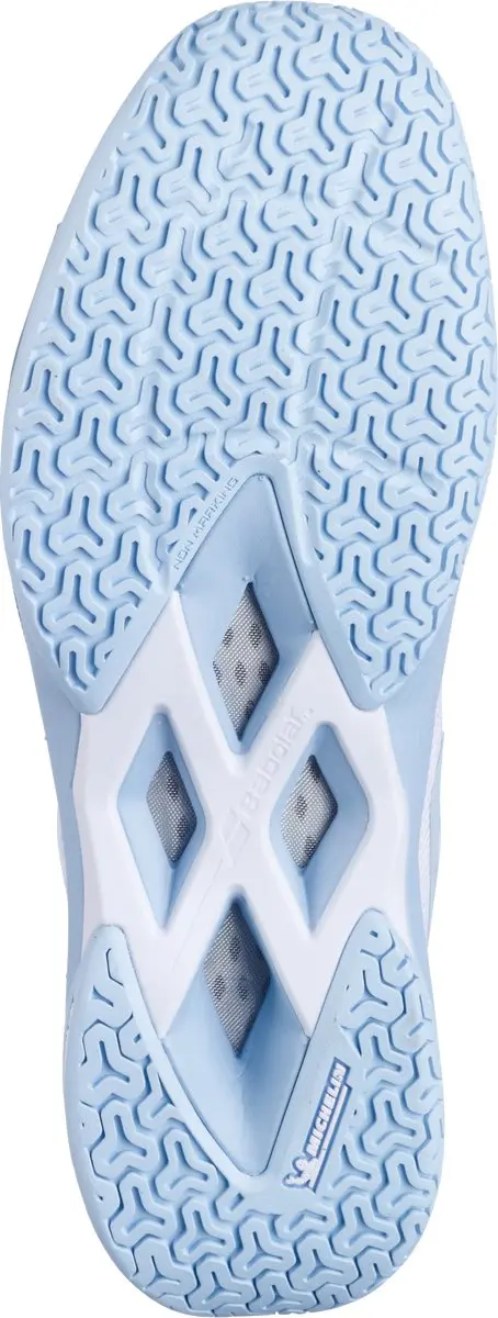 Babolat Shadow Spirit 2 Dames Badmintonschoen 40 - Wit/Blauw - afbeelding 3 van 3