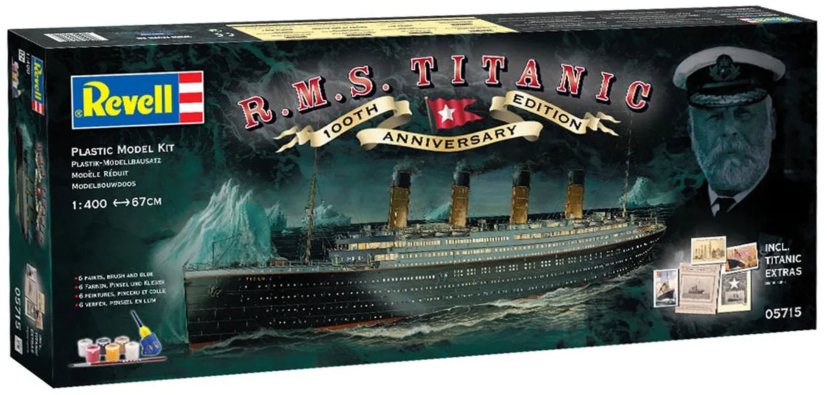 Revell 05715 Modelbouwpakket Titanic 1:400 - 262 Onderdelen - Multi