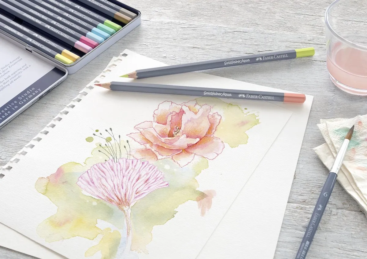 Faber-Castell Goldfaber Aquarel Potlood Pastel Oranje FC-114509
