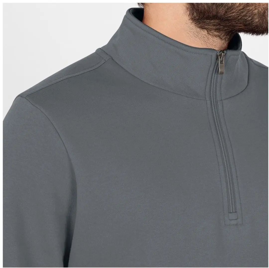 JAKO Organic Ziptop Heren - XL - Steengrijs