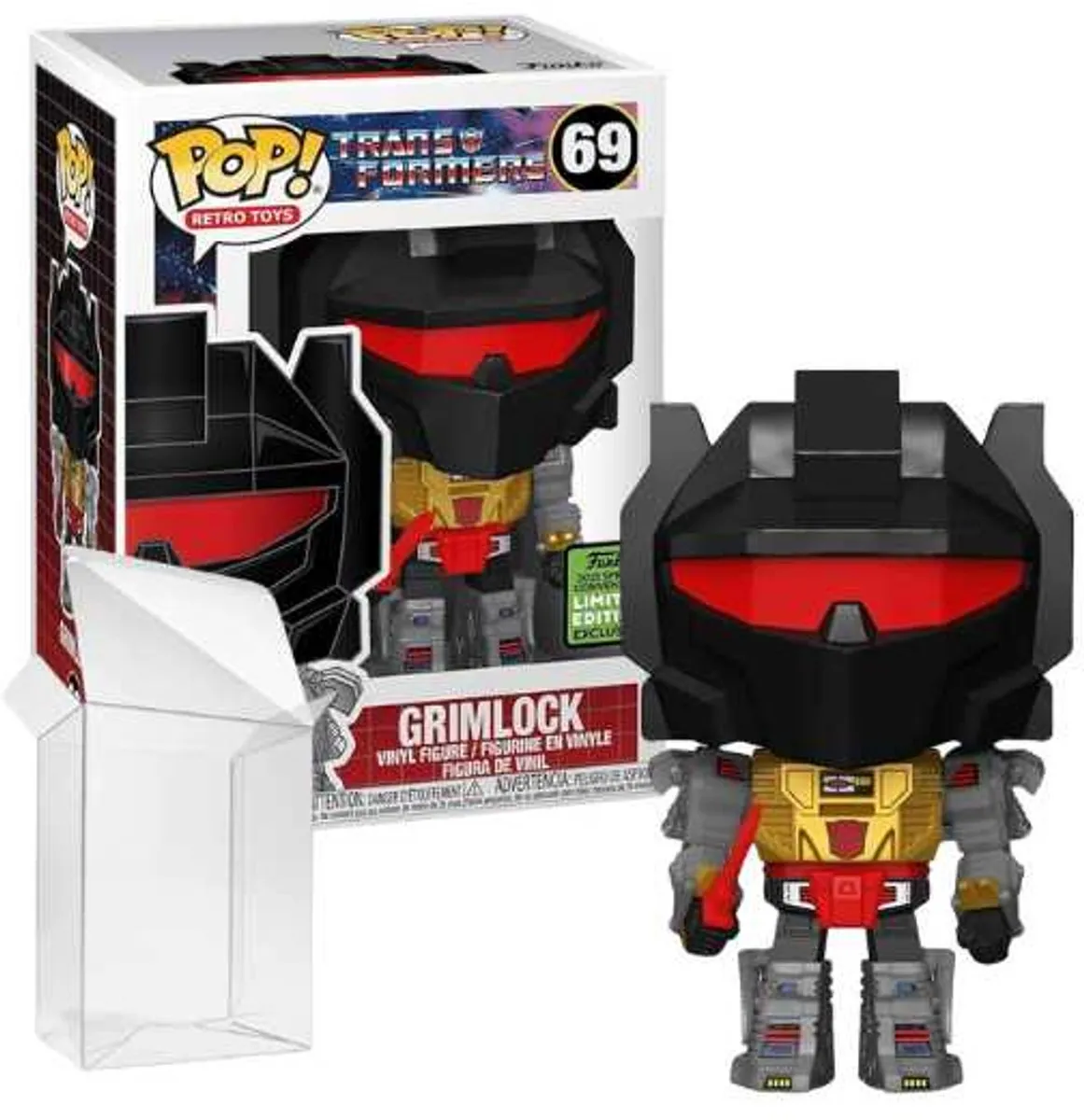 Funko Pop! Retro Toys Transformers Grimlock #69 - Zwart
