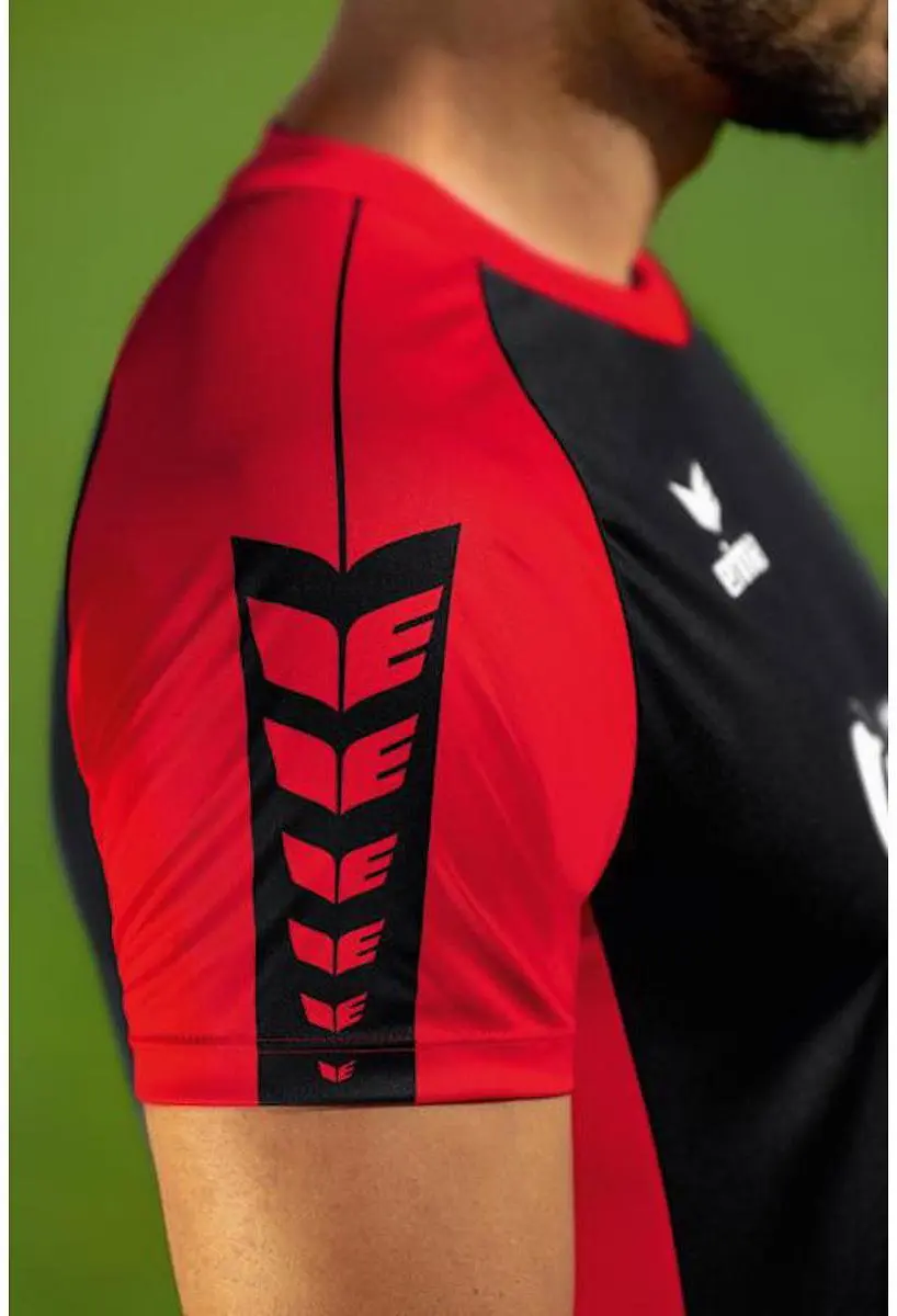 Erima Six Wings Shirt Kinder - 164 - Rood/Zwart