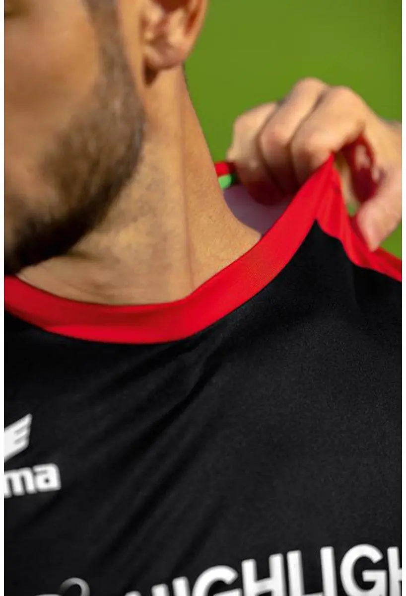 Erima Six Wings Shirt Kinder - 164 - Rood/Zwart