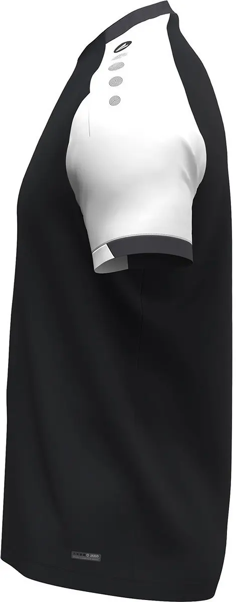 JAKO Dynamic T-Shirt Dames XL - Zwart/Wit/Antraciet