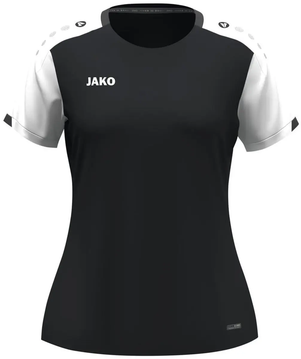 JAKO Dynamic T-Shirt Dames XL - Zwart/Wit/Antraciet - afbeelding 6 van 6