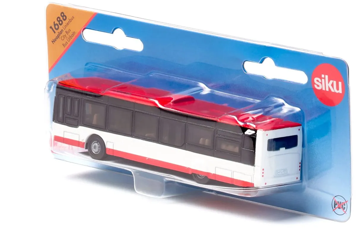 SIKU 1688 Neoplan Stadsbus - Rood/Wit - afbeelding 6 van 6
