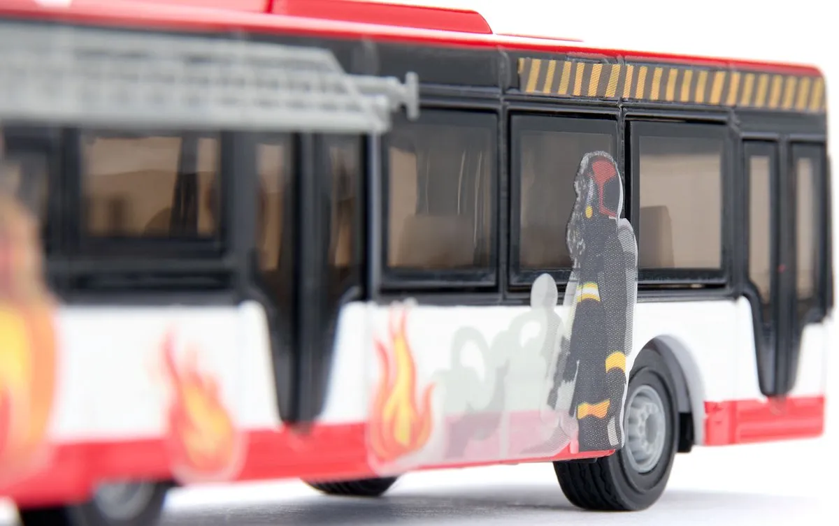 SIKU 1688 Neoplan Stadsbus - Rood/Wit