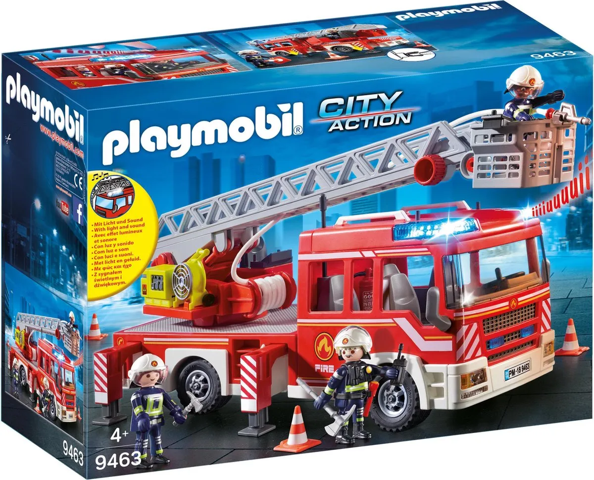 Playmobil City Action Brandweer Ladderwagen 9463