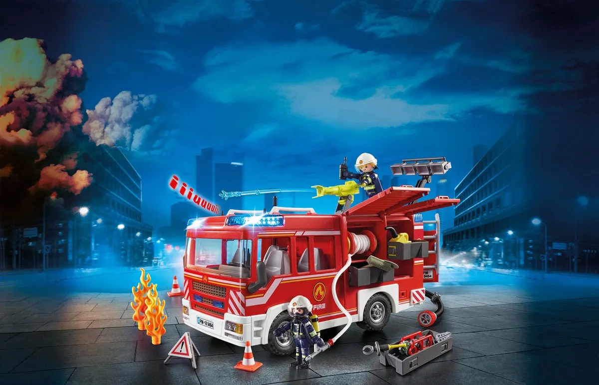 Playmobil City Action Brandweer Ladderwagen 9463 - Multicolor - afbeelding 6 van 6