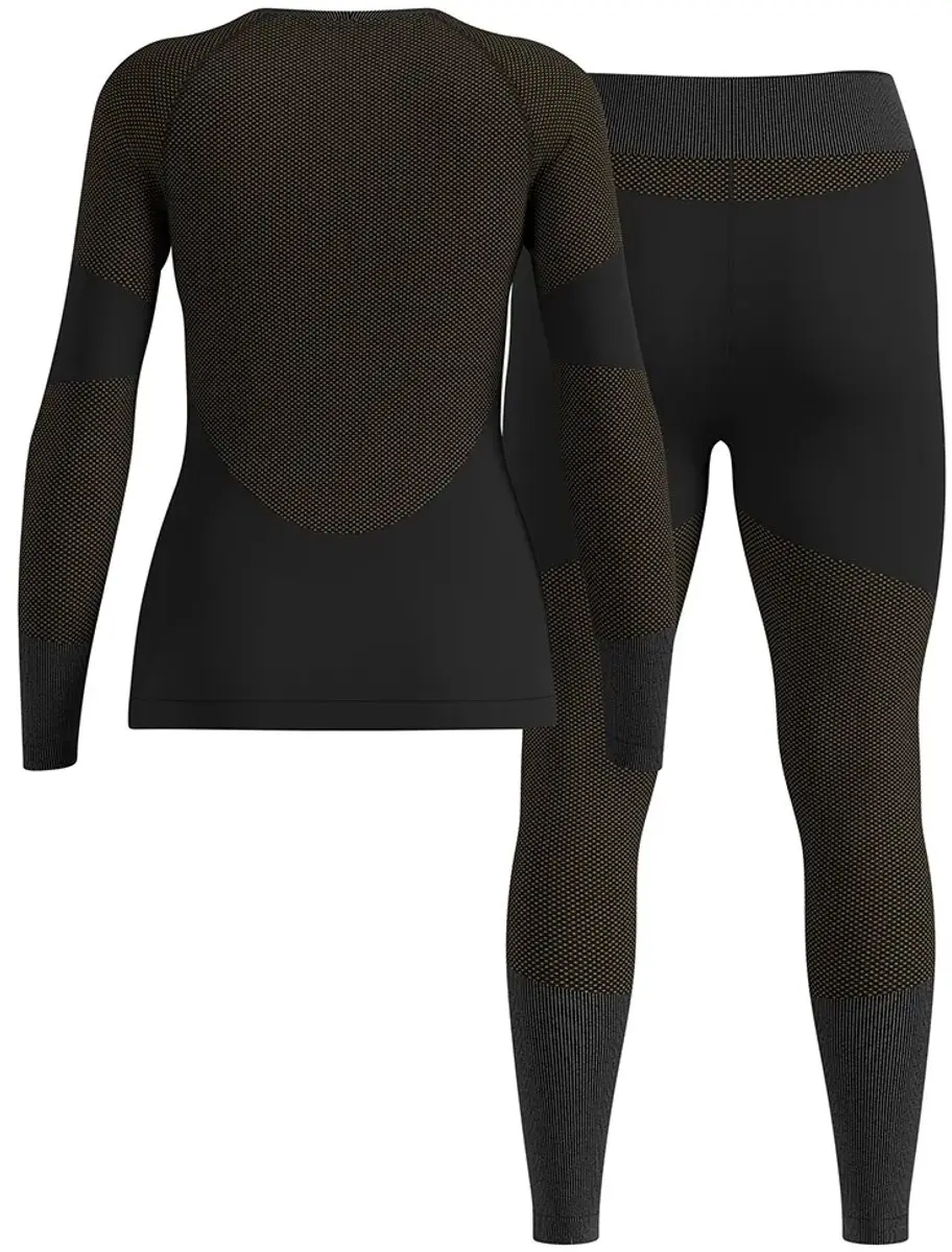 ODLO Fundamentals Performance Warm Basislaag Set - XS - Zwart - afbeelding 3 van 3