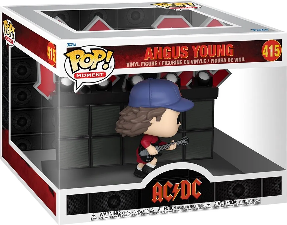 Funko AC/DC Angus Young Rocks! Pop! Figurine - Multicolor