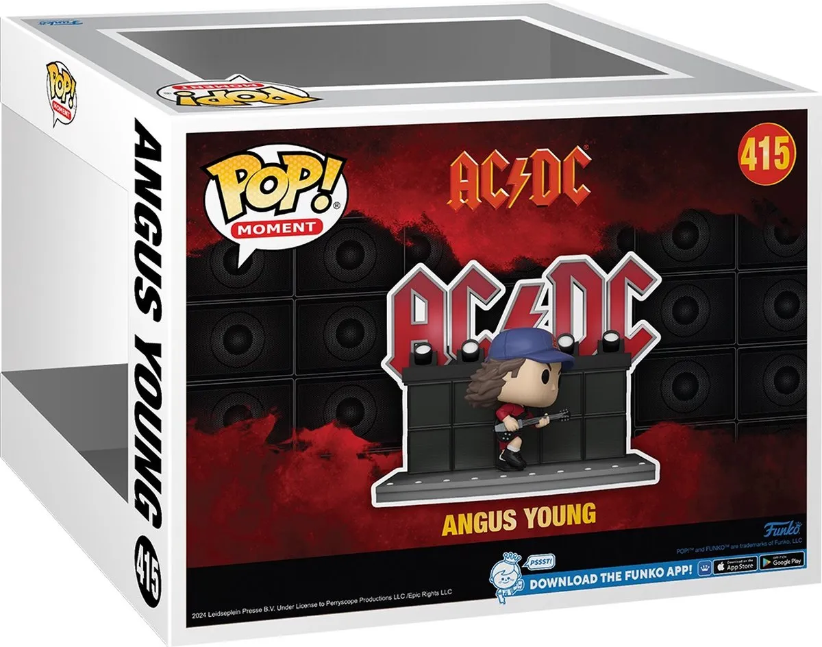 Funko AC/DC Angus Young Rocks! Pop! Figurine - Multicolor