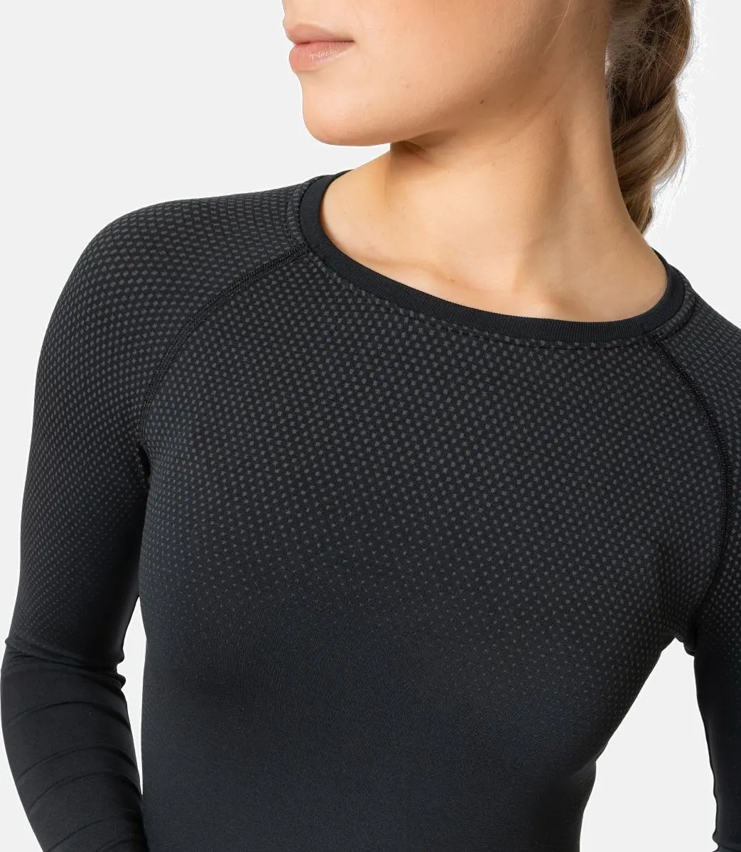 ODLO Performance Light Thermoshirt Dames - Zwart - S