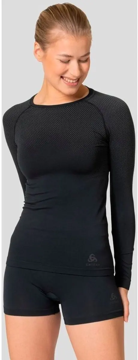 ODLO Performance Light Thermoshirt Dames - Zwart - S