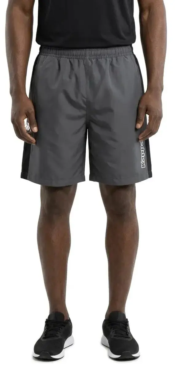 Kappa Passo Korte Broek - L - Grijs