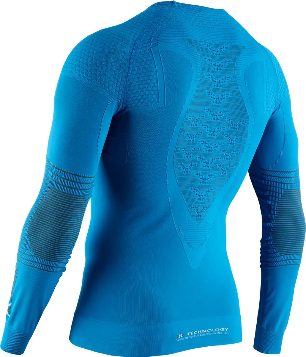 X-Bionic Energizer 4.0 Shirt Lange Mouw Heren - Opal Black/Arctic White L