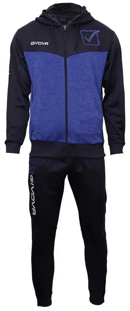 Givova Visa Melange Trainingspak M - Blauw
