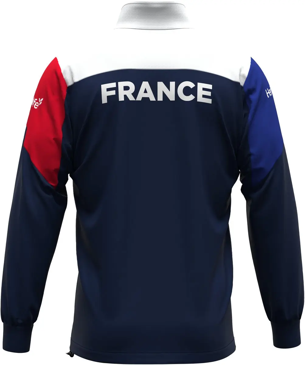 Errea France Blake Maif 2024/25 Trainingsjack - S - Blauw/Wit/Rood - afbeelding 3 van 3