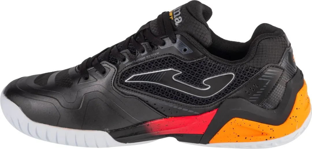 Joma Set Men 2401 TSETW2401AC Tennisschoenen - Zwart - Maat 41 - afbeelding 2 van 4