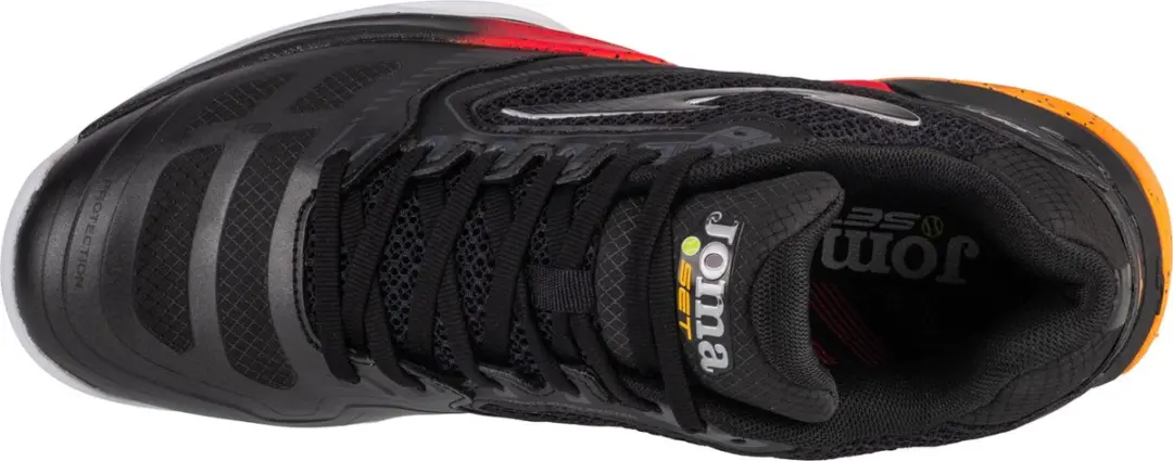 Joma Set Men 2401 TSETW2401AC Tennisschoenen - Zwart - Maat 41 - afbeelding 3 van 4