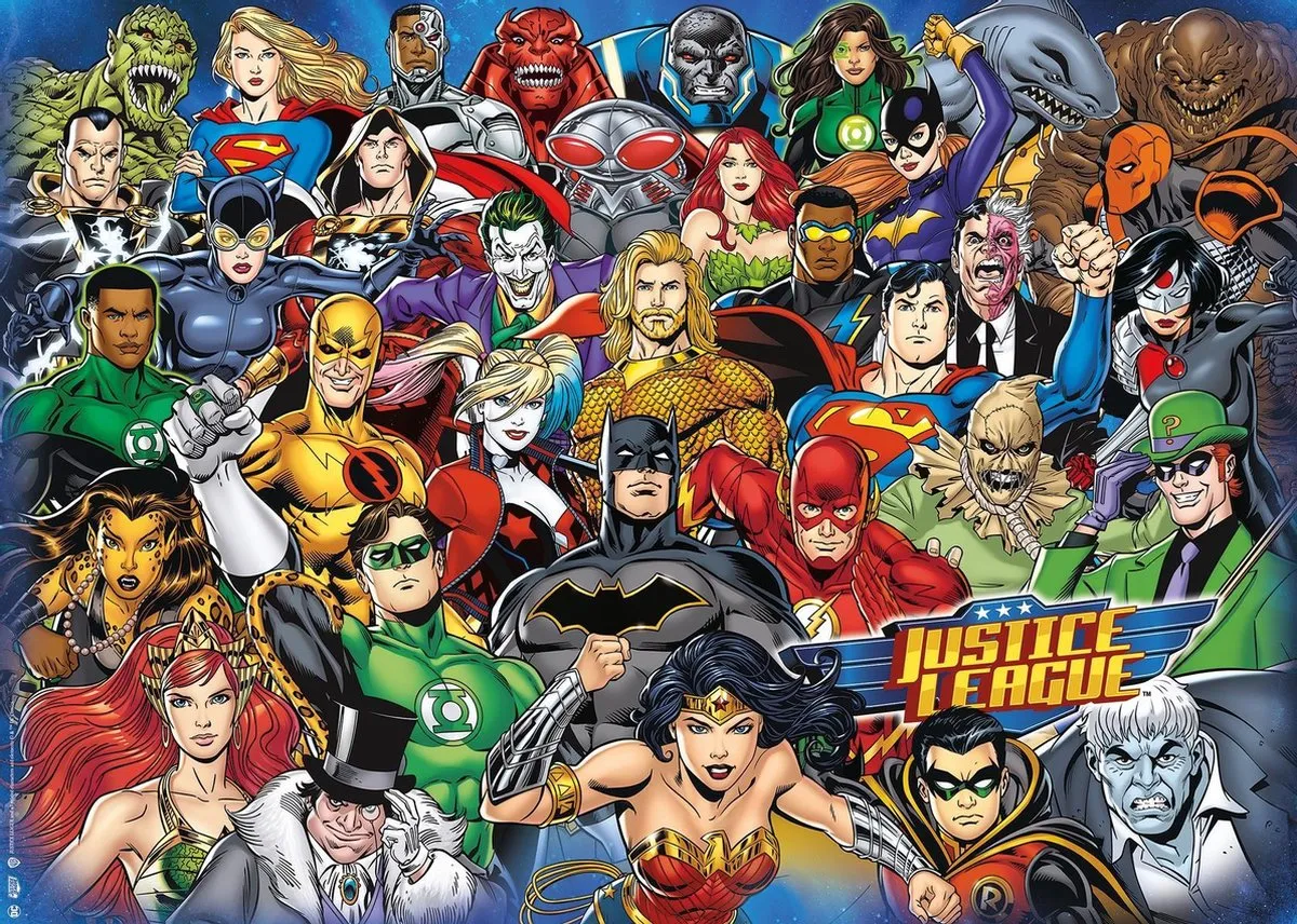 Ravensburger DC Comics Legpuzzel 1000 Stuks - Multicolor