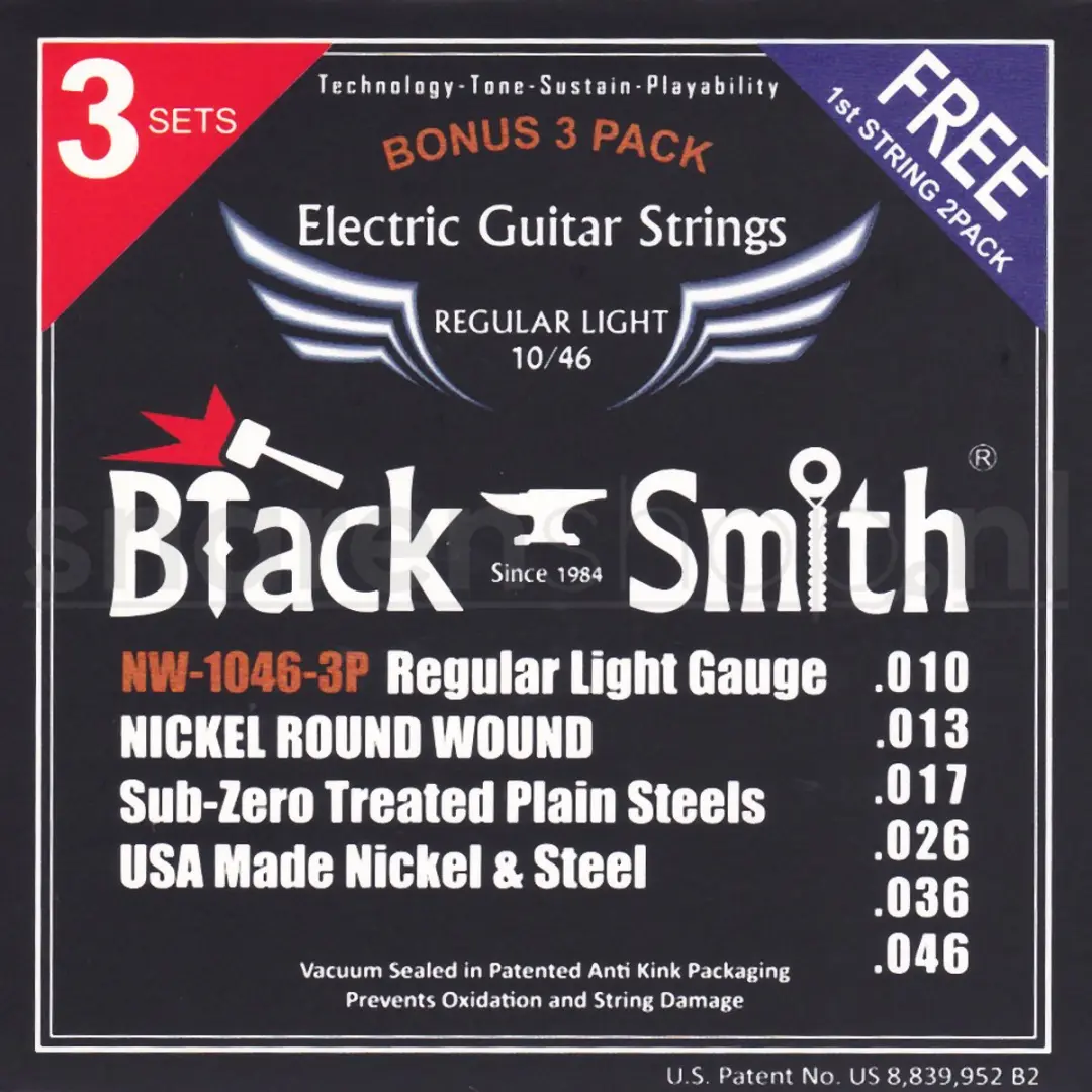 Blacksmith NW-1046-3P Elektrische Gitaarsnaren 10-46