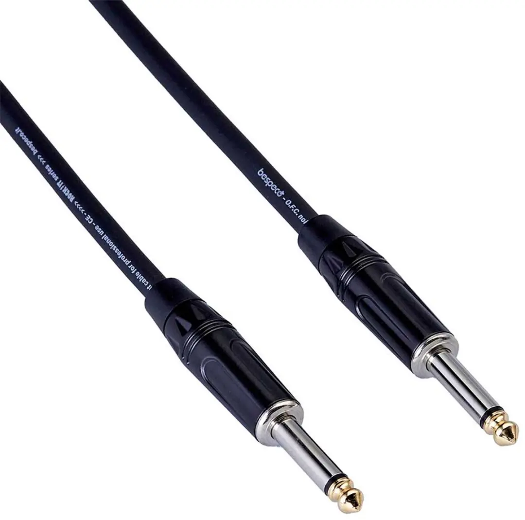 Bespeco Rock-It Series Gitaarkabel 6m - Zwart