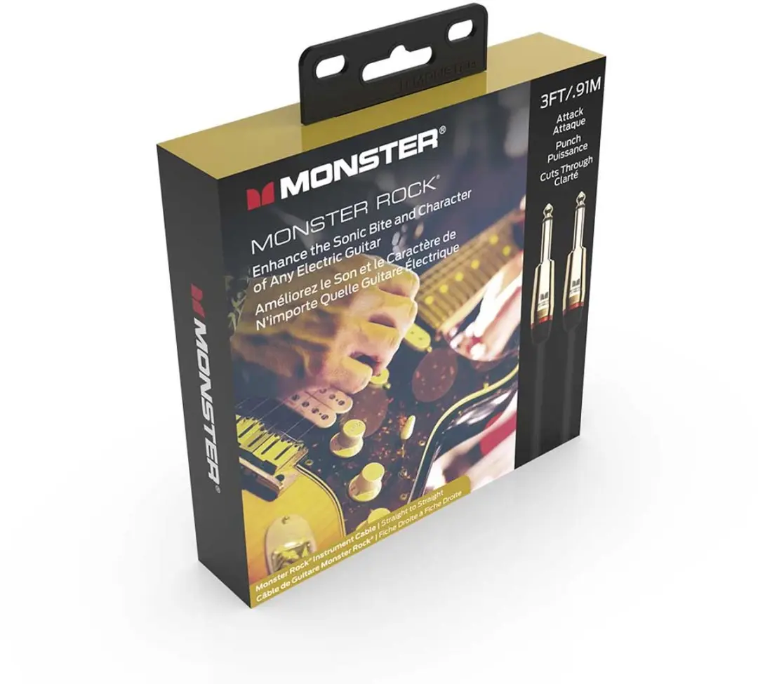 Monster Cable Rock Patchkabel 600625 - 91cm - Zwart
