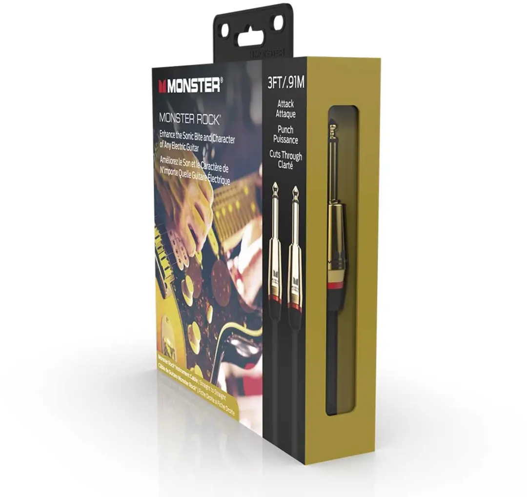 Monster Cable Rock Patchkabel 600625 - 91cm - Zwart