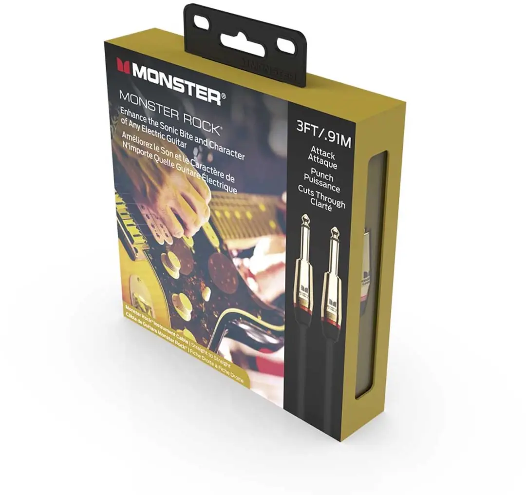 Monster Cable Rock Patchkabel 600625 - 91cm - Zwart