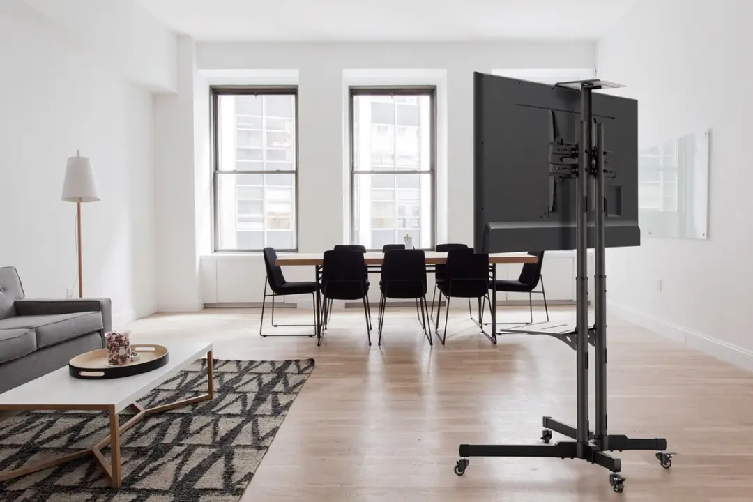Manhattan Mobiele TV-standaard 37-70" - Zwart - afbeelding 5 van 6