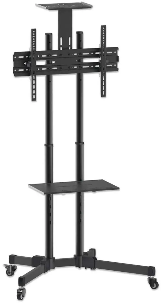 Manhattan Mobiele TV-standaard 37-70" - Zwart - afbeelding 2 van 6