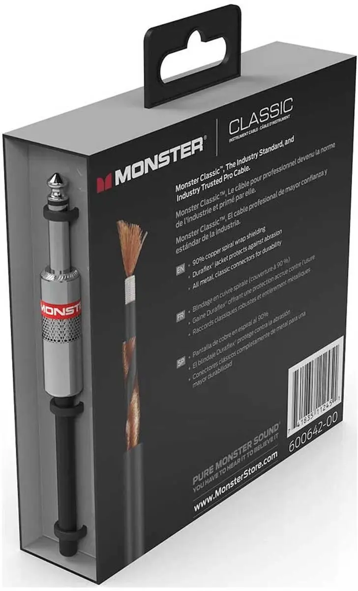 Monster Cable Classic Patchkabel 600642 90cm - Zwart