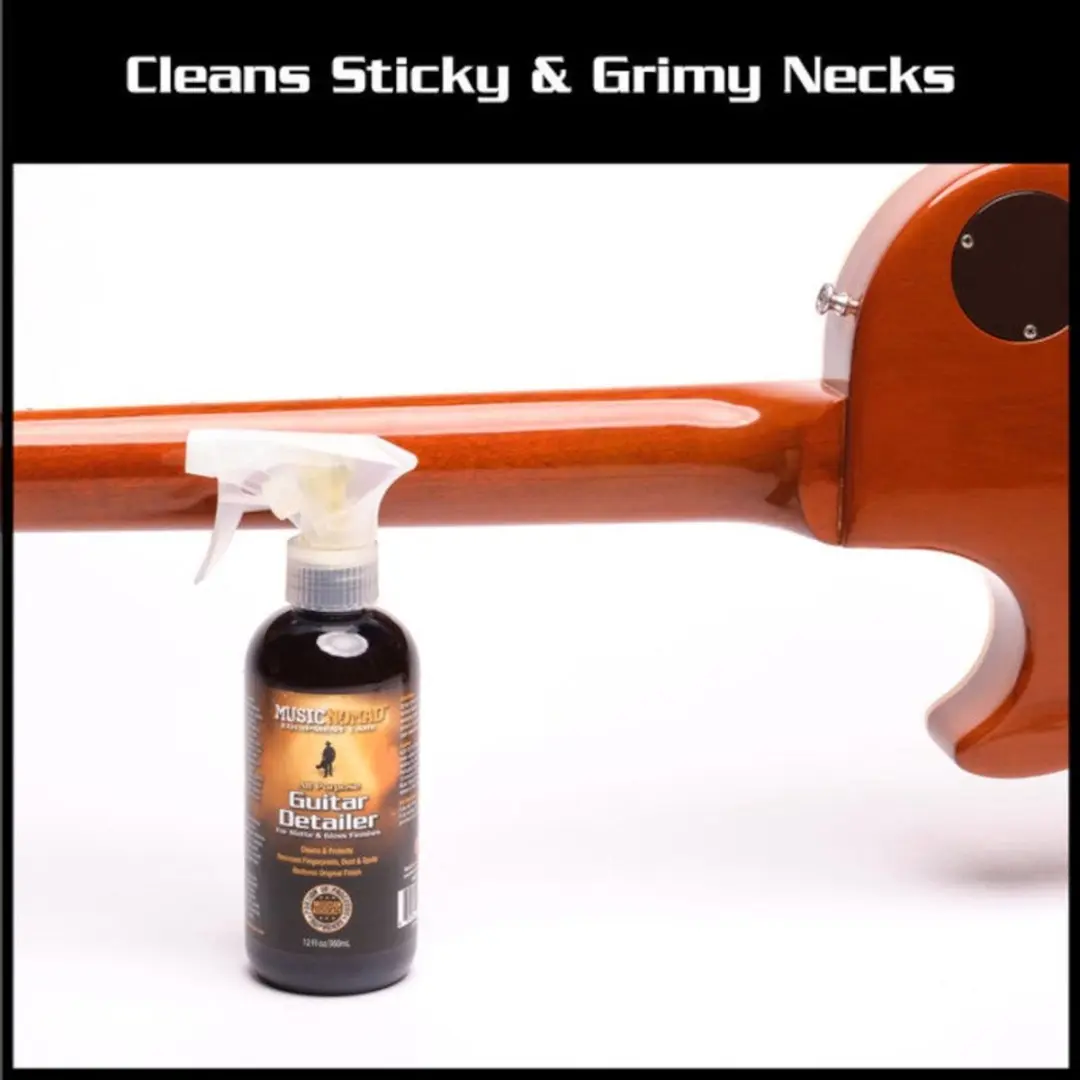 MusicNomad MN152 Guitar Detailer Spray 360ml - Zwart