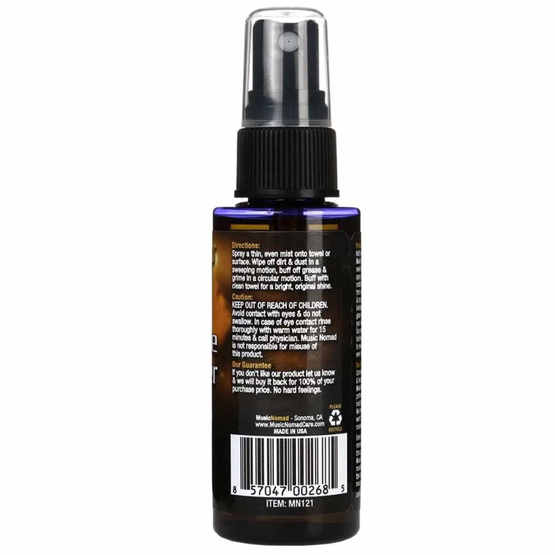 MusicNomad MN121 Ukelele Cleaner 60ml - Zwart